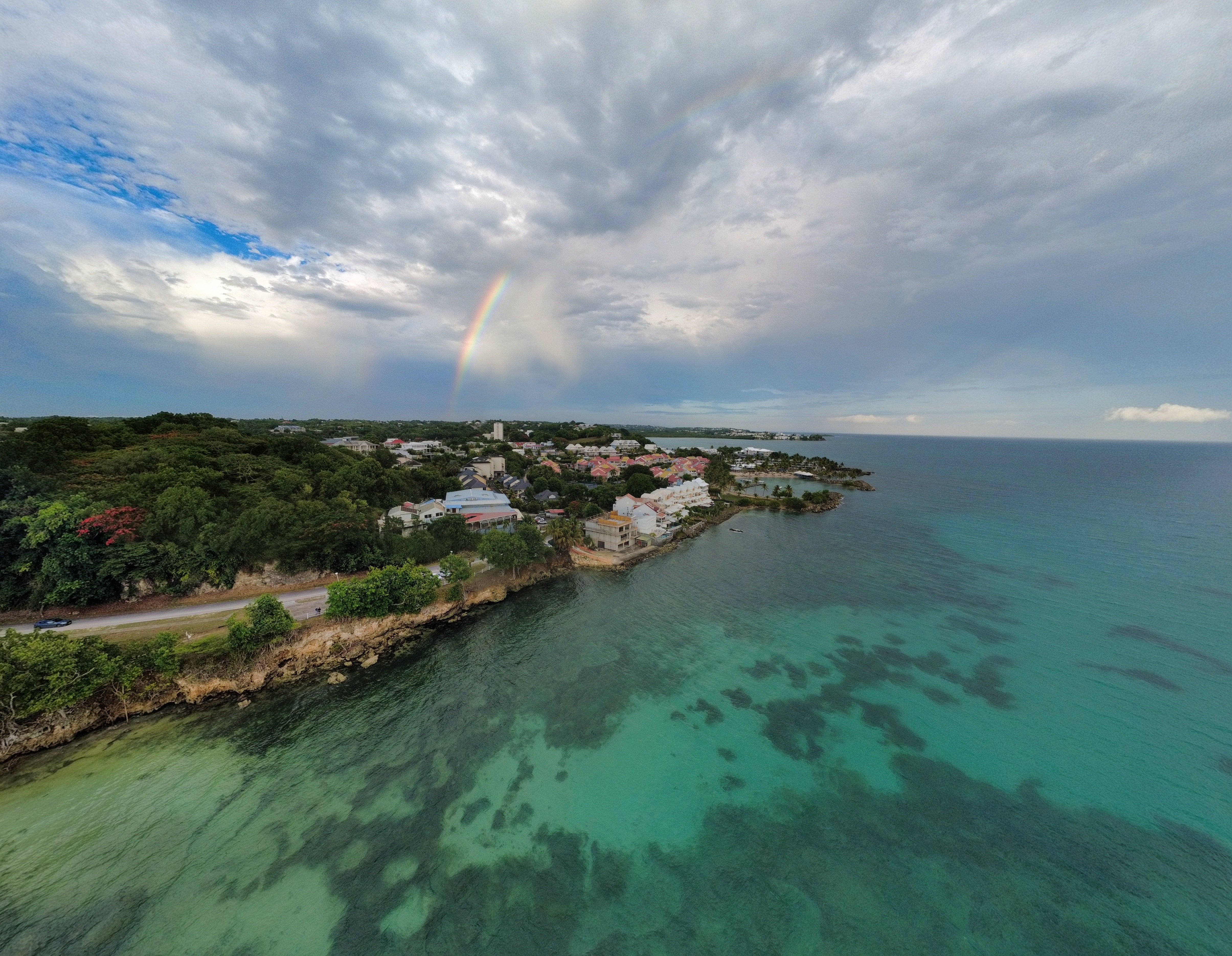 Balcon privatif 10 m² avec vue sur la mer et la baie du Gosier, Guadeloupe